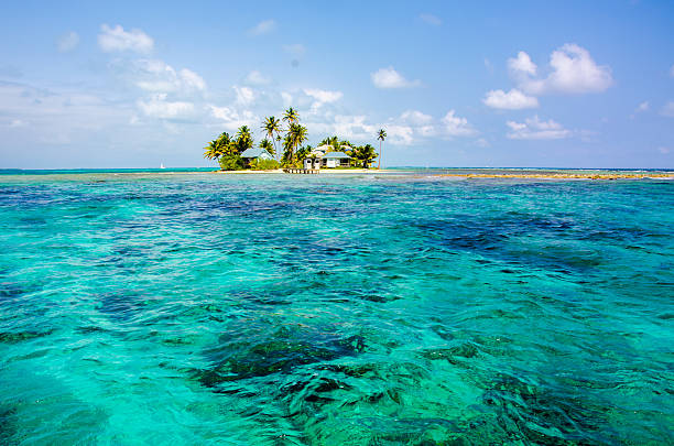 Caye Marine Reserve in the near of the southwater caye
